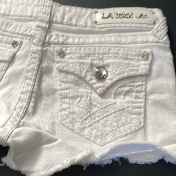 LA Idol USA ladies Jean shorts size M - Picture 4 of 16